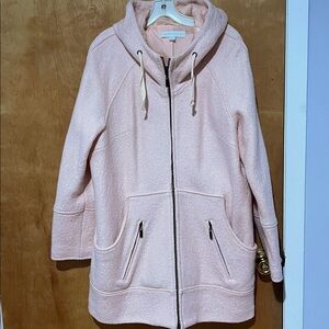 NWOT Women’s NEW YORK & Company Wool Blend Hooded Coat Size XL